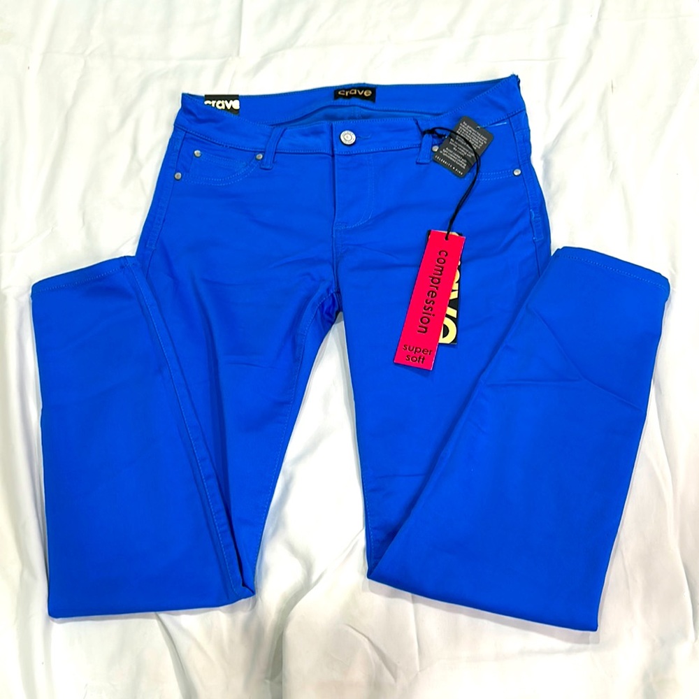 Brand crave, size 7 dark blue women jeans.
